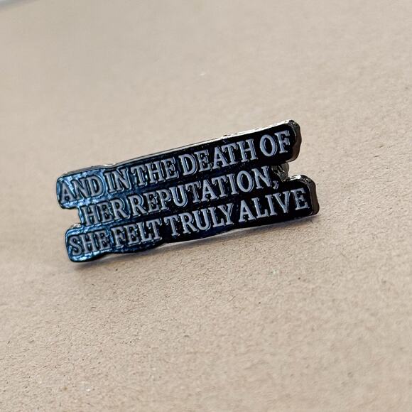 Taylor Swift Reputation “Death of Her Reputation” Enamel Pin - Picture 2 of 2